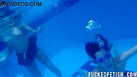 yessica bunny and helen star crave wet pool sex