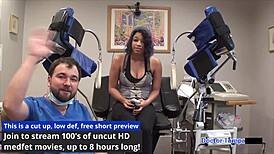 phoenix rose spreads in latex gloves for dr tampa exam