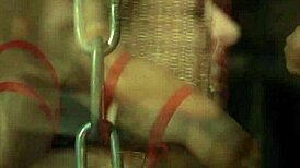 chained slave painfully fucked by master!