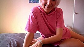 so this cute shy blonde amateur just sucked my cock and swallowed every drop yum