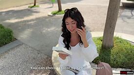 i get so emotional watching this skinny beauty ride stranger cock publicly for iphone cumwalk