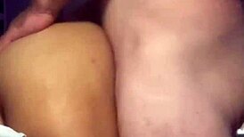 i moan loud as hubby unloads closeup cumshot deep in doggystyle pussy