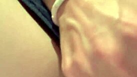 scarlet smears cum all over bathroom sink after wild bedroom fuck