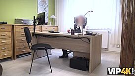 Vip4k. Unemployed Brunette Couple Fucks Hard For Quick Cash In Casting Interview