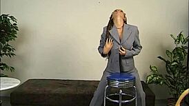 Miranda's Pink Pussy Tease Reveals Amazing Big Tits