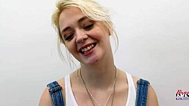 😍 lovely blonde coed annie archer deepthroats dick then gets her tight pussy pounded hard 🍆💦