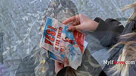 Skinny Potter-head milf cougar craves elder wand magic in cosplay fun