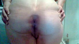 BBW Slut Savagely Rides Massive Dildo