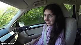 Road Trip Pee Breaks Turn Into Wet Pussy Tease Extended