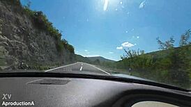 Road Trip Pee Breaks Turn Into Wet Pussy Tease Extended