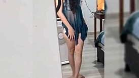 pretty latina dances sexy in lingerie... surprise next! 🔥💃