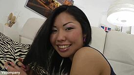 oh man wild anal with cute skinny asian miranda gaping her asshole rough slaps cumshot facial