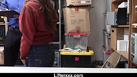 lp officer rips clothes and punishes hot shoplifter teen doggystyle