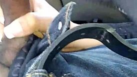 Homemade amateur deepthroats massive black cock with sloppy sucking and gagging
