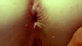 after spreading wide her unused tight ass and pussy get double penetrated good