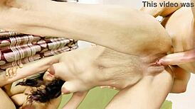 i sneak fuck my best friend's tight pussy with her stepbrother while sleeping