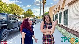 Sports reporter Katie Kush sneaks into steamy threeway action