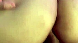 nerd friend gets bareback christmas pussy creampie from submissive brazilian