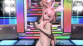 megurine luka's full nude bunny costume reveals big tits ass