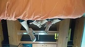 Latina Shemale Fully Inserts New Toy Into Tight Asshole