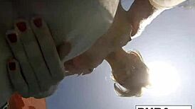 samantha rone fingers pussy in underwater pool masturbation