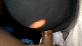 i'm getting sloppy interracial head right off work with my mask on in pov