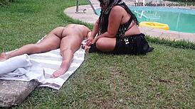 What secrets unfold when the naughty odalisca taissa winkler gets soaked in her massage?