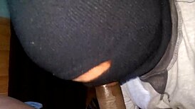 i'm getting sloppy interracial head right off work with my mask on in pov