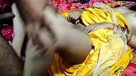 Seema bhabhi's first time anal with monster cock: deepthroat, doggystyle, bent over riding to shaved pussy creampie close-up.