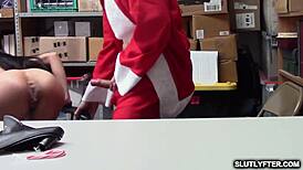 Undercover Santa Blowbangs Blonde Teen Katya Rodriguez Hardcore