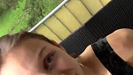 Horny German Babe Craves Latex-Clad Big Cock Action!