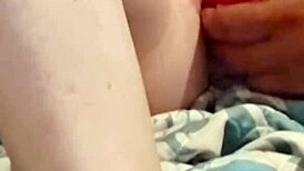 after spreading wide her unused tight ass and pussy get double penetrated good