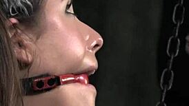 i feel her lezdom submission under my rough bondage domination as submissive slut