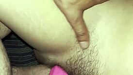 Sexy Indian BBW Wife Fingers Wet Pussy Then Rides Huge Muscular Dick