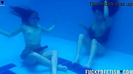 yessica bunny and helen star crave wet pool sex