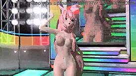 megurine luka's full nude bunny costume reveals big tits ass