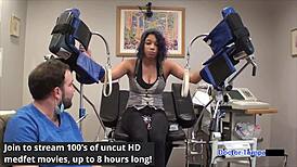 phoenix rose spreads in latex gloves for dr tampa exam