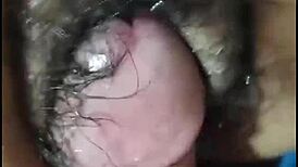Close-up hairy pussy couple fuck feels so damn good