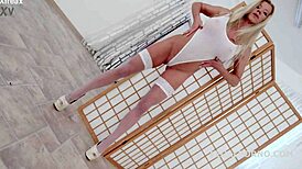 Double anal creampie gaping Lara de Santis balls deep DAP enough?