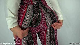 Anabelle Pync's Seductive Kitty Panty Tease Close-Up HD