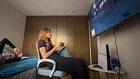 Teen Latina Fingers Pussy Licks Ass Scissors to Orgasm