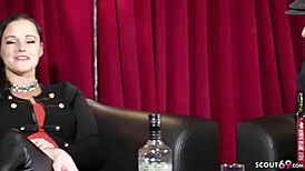 german teen fistfucked first time at casting