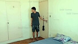 peguei o safado cheirando minha calcinha e castiguei com minha buceta skinny teen blowjob cum