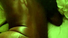 im poundin my ebony side chick's wet pussy pov on the bed so hard