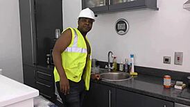 Rose Skies Craves Plumber's Massive BBC Like a Desperate Slut