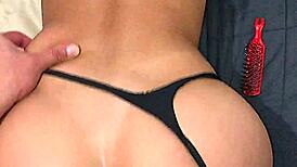 that horny latina teen begs for pov doggystyle pounding from behind