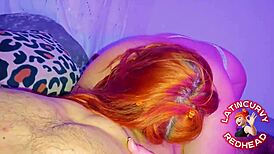 kinky stepsister swallows stepbro's cum then rides his huge cock hard