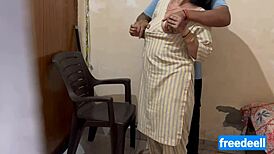 Devar sneaks anal into desi bhabhi without permission tight hole