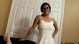 stepmom sneaks in for secret hardcore fuck session