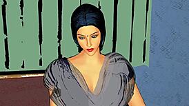Widowed stepmom shares her intimate sex story with horny family